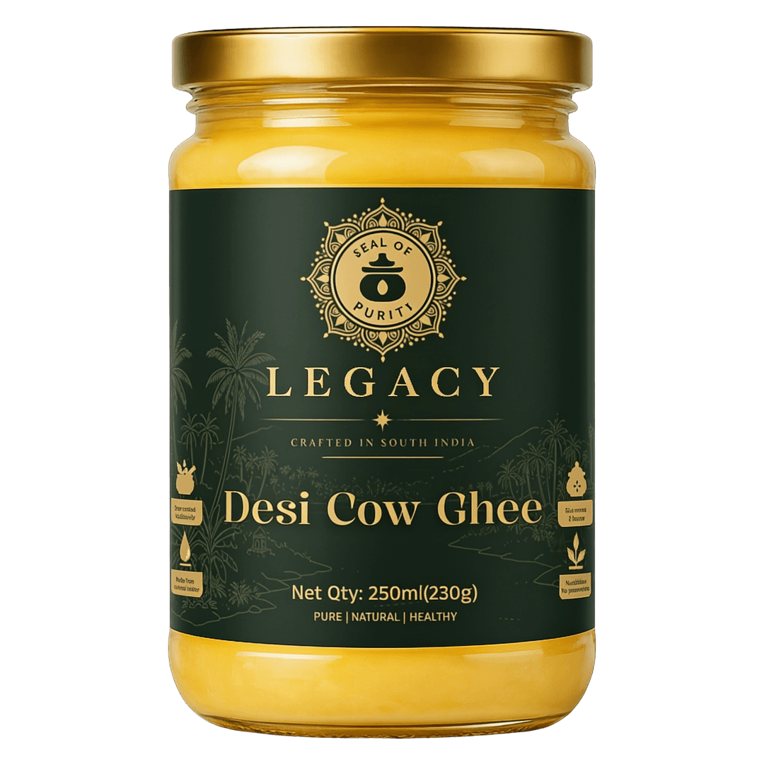 Legacy Desi Cow Ghee — Signature Jar